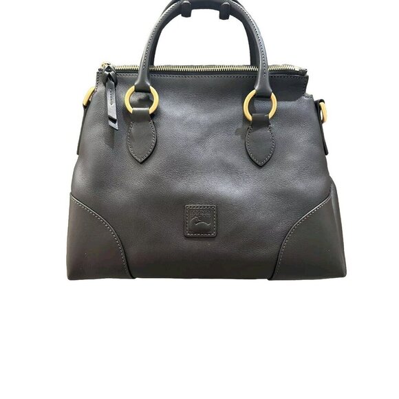 Dooney & Bourke Florentine Leather Large SatchelBlack Black,Bag